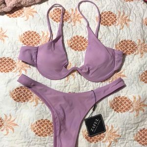 Purple bikini